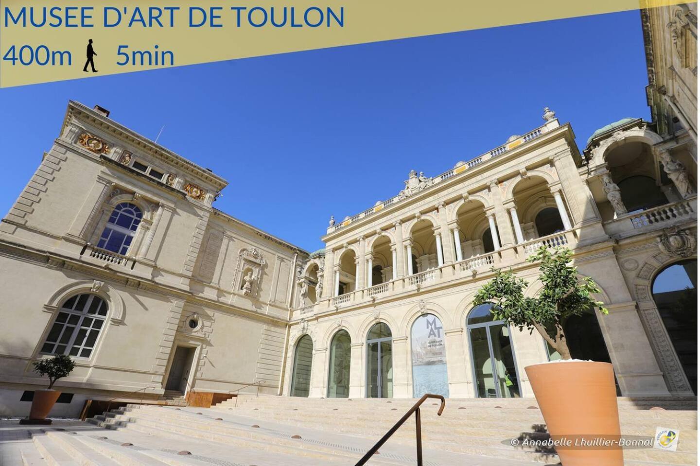 #3 Toulon Centre, Balcon, Lumineux, Stationnement Facile, Tout Confort Exteriér fotografie